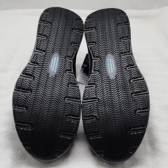 SKECHERS WORK RELAXED-FIT MEMORY FOAM WATER SLIP RESISTANT MENS 12 NWB BLACK ⚫️ - Picture 12 of 16